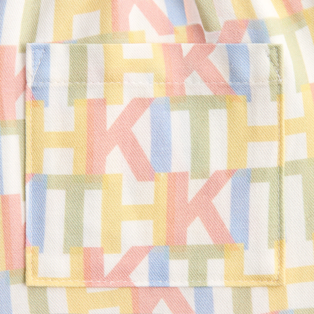 Kith Kids Monogram Thompson Camp Short - Silk | Kith Silk
