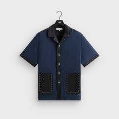 &Kin Sawyer Short Sleeve Camp Collar Shirt - Nocturnal | Kith Nocturnal