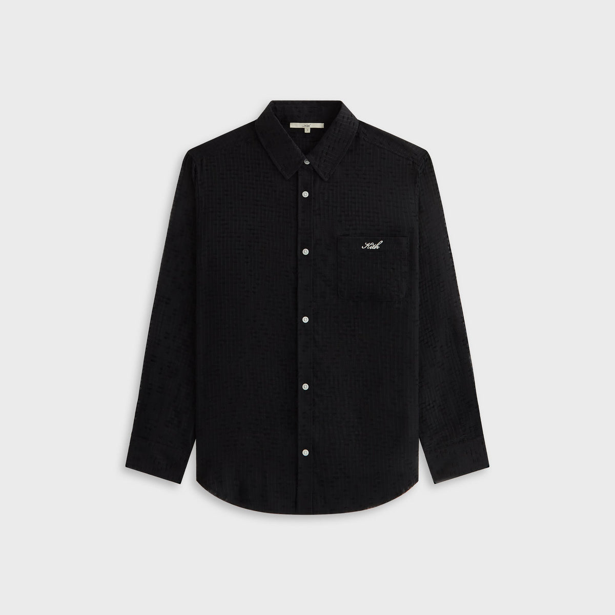 Kith Women Ora II Clipped Jacquard Shirt - Black | Kith Black