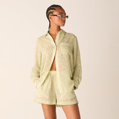 Kith Women Ora II Clipped Jacquard Shirt - Vera | Kith Vera