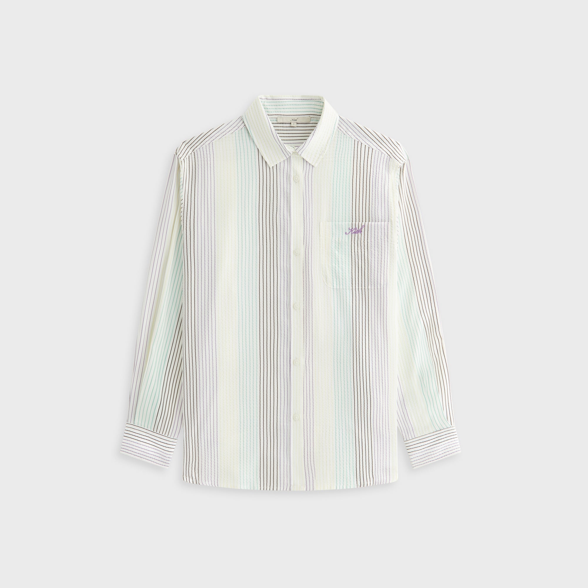 Kith Women Ora II Seersucker Shirt - Mykonos | Kith Mykonos