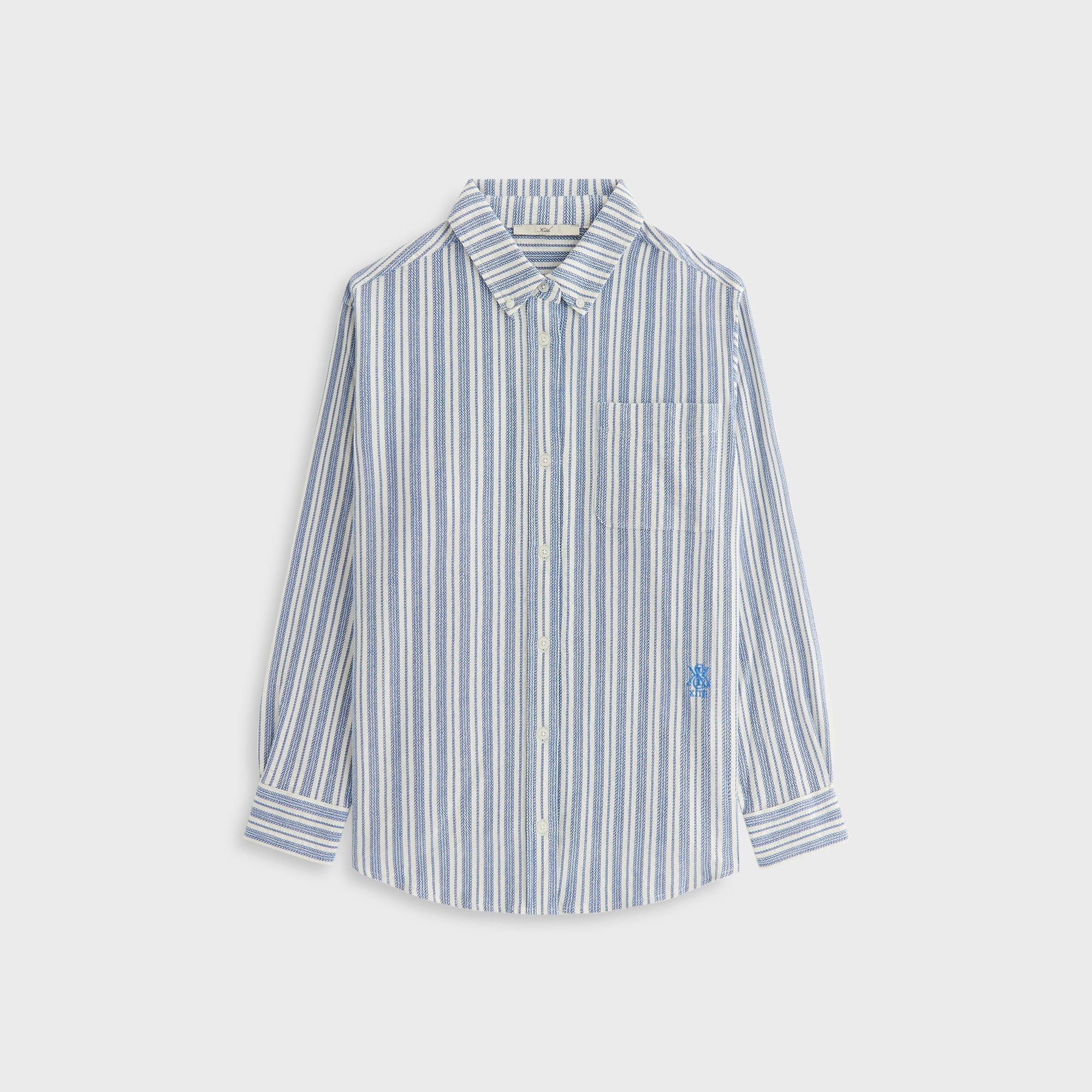 Kith Women Ora II Dobby Stripe Shirt - Royal | Kith Royal