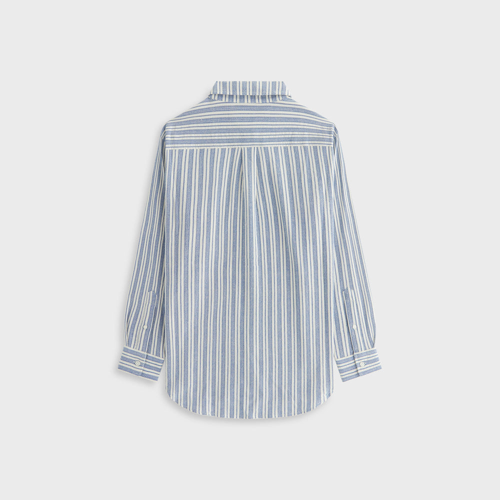Kith Women Ora II Dobby Stripe Shirt - Royal | Kith Royal