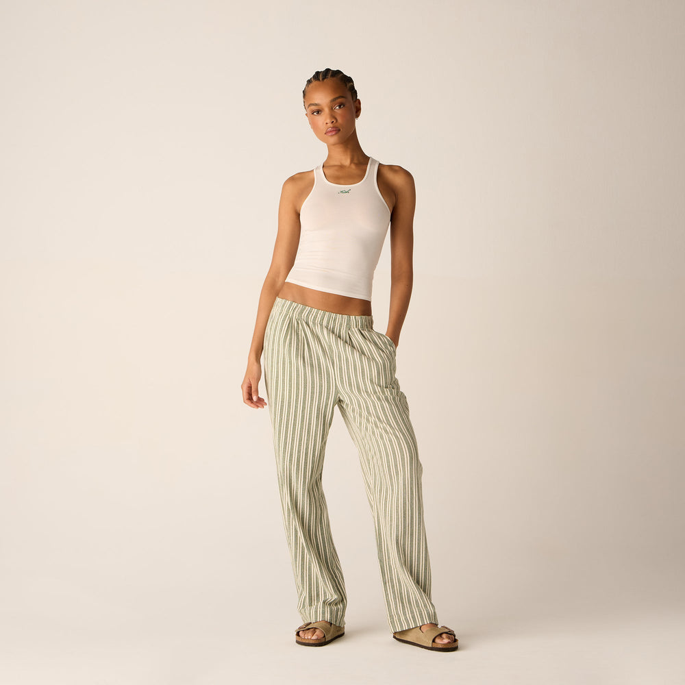 Kith Women Miles II Dobby Stripe Pants - Turf | Kith Turf