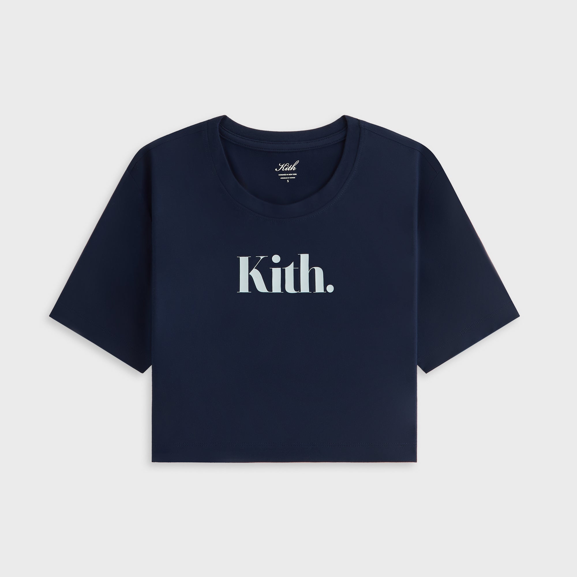 Kith Women Misha Super Crop Tee - Nocturnal | Kith Nocturnal