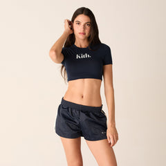 Kith Women Misha Super Crop Tee - Nocturnal | Kith Nocturnal