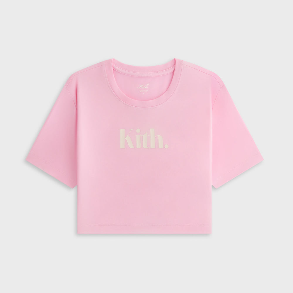Kith Women Misha Super Crop Tee - Bubble | Kith Bubble