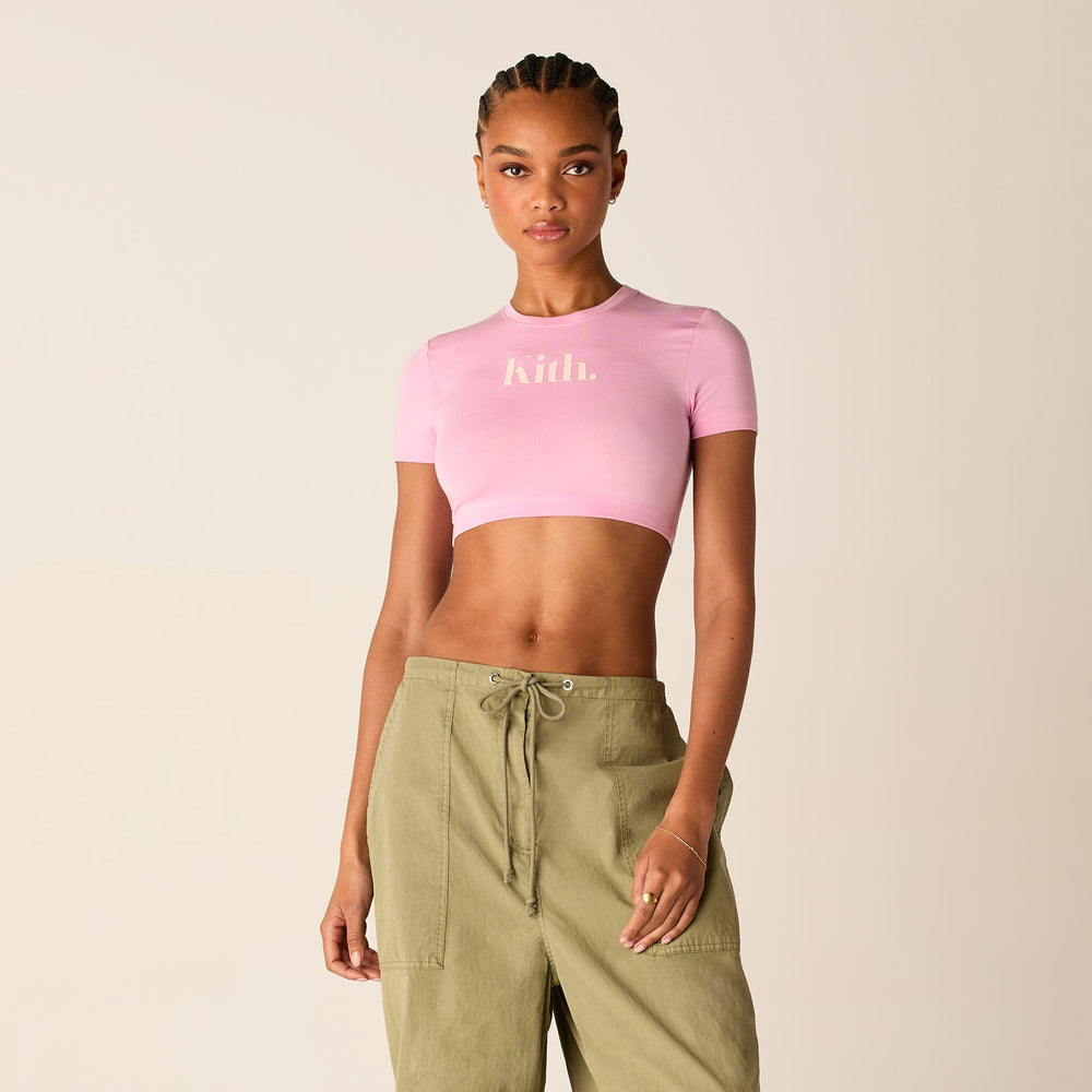 Kith Women Misha Super Crop Tee - Bubble | Kith Bubble