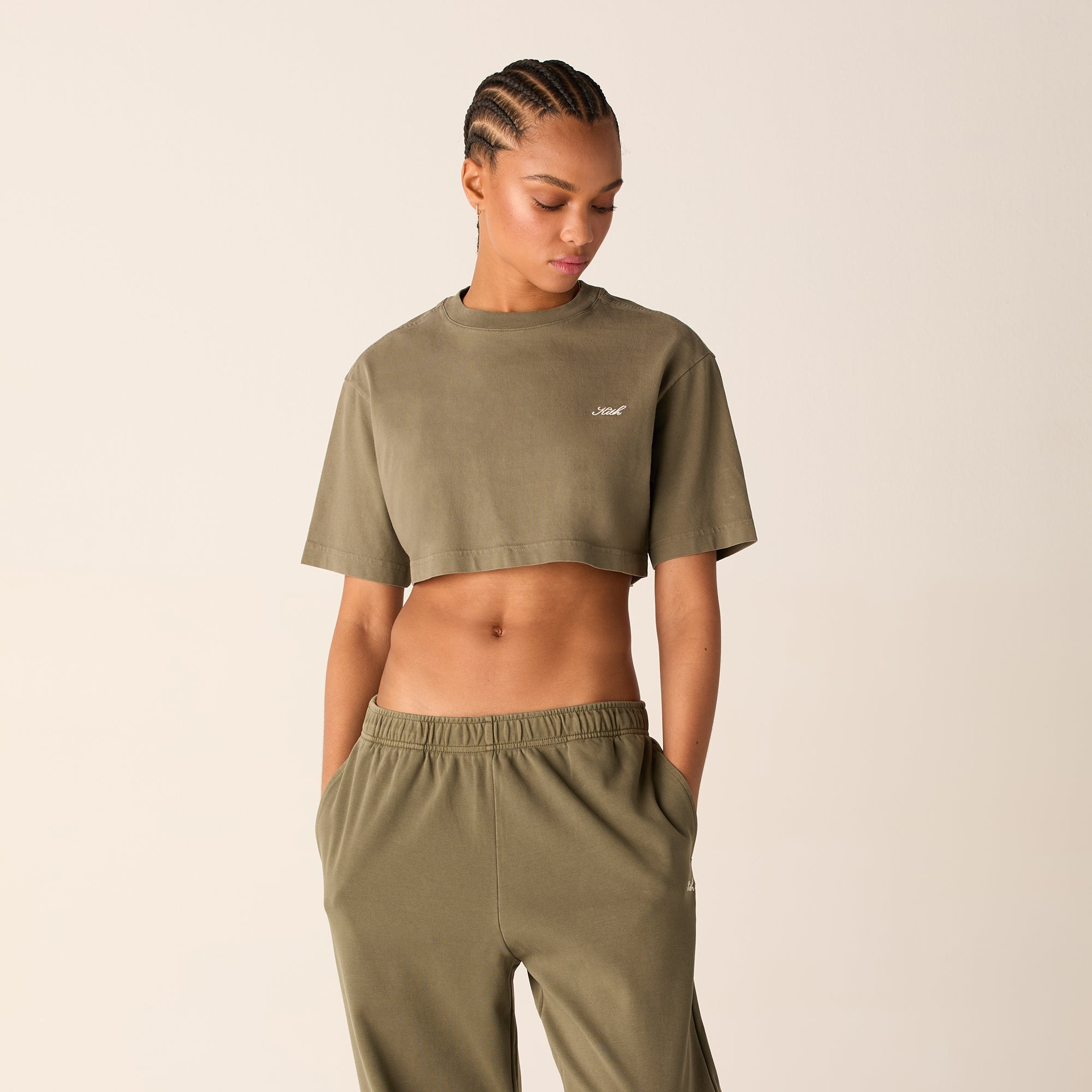 Kith Women Fei Cropped Tee - Canopy | Kith Canopy