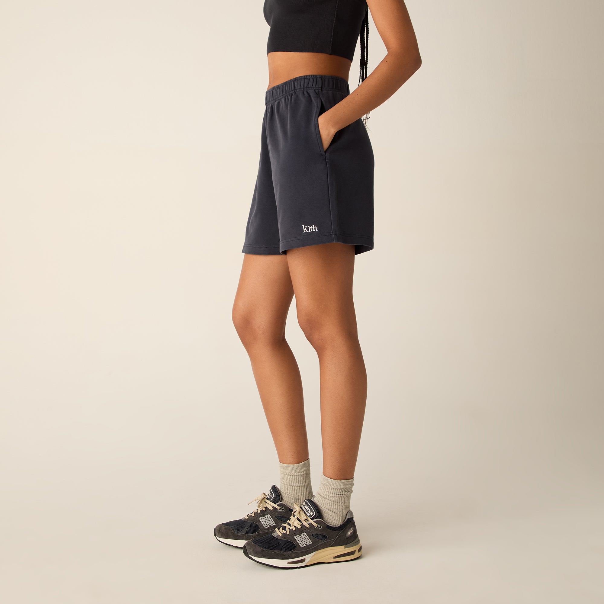 Kith Women Rayne II Sweatshorts - Nocturnal | Kith Nocturnal