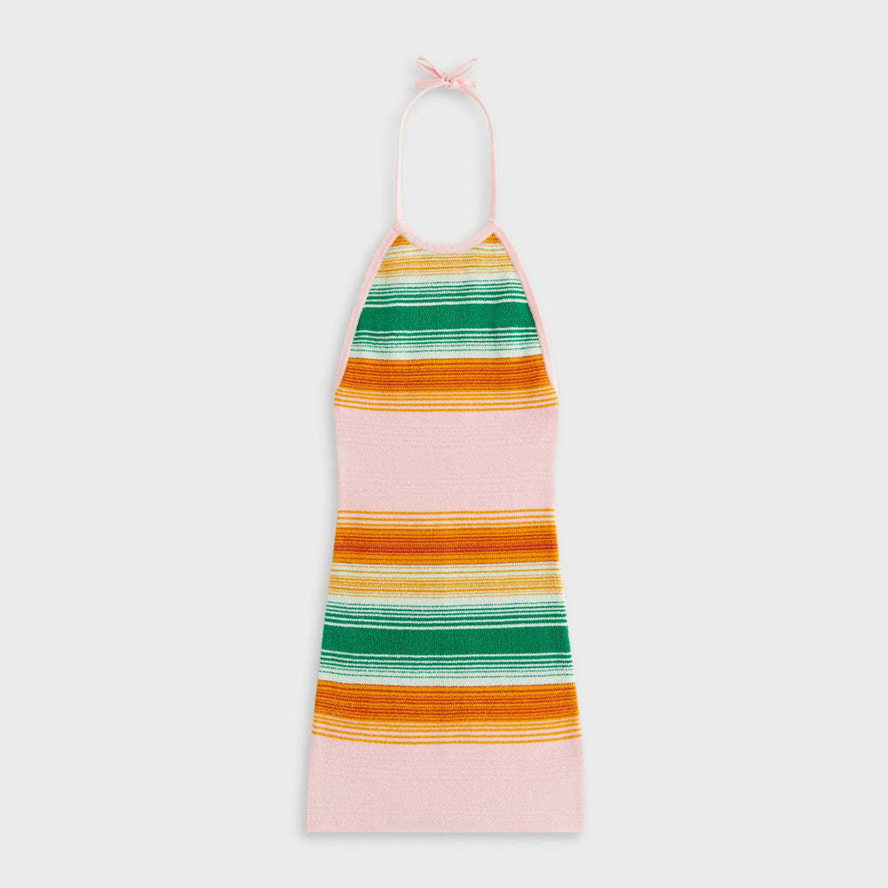 Kith Women Ami Halter Multi Sweater Dress - Midsummer | Kith Midsummer