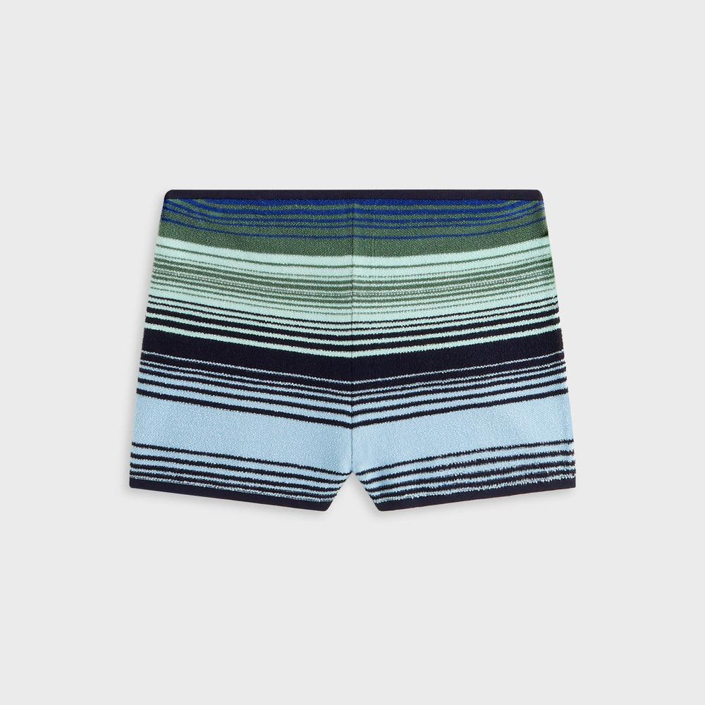 Kith Women Avyn Multi Micro Sweater Short - Celeste | Kith Celeste
