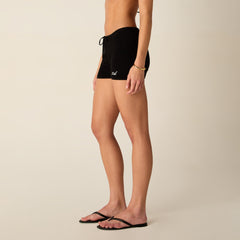 Kith Women Avyn Micro Sweater Short - Black | Kith Black