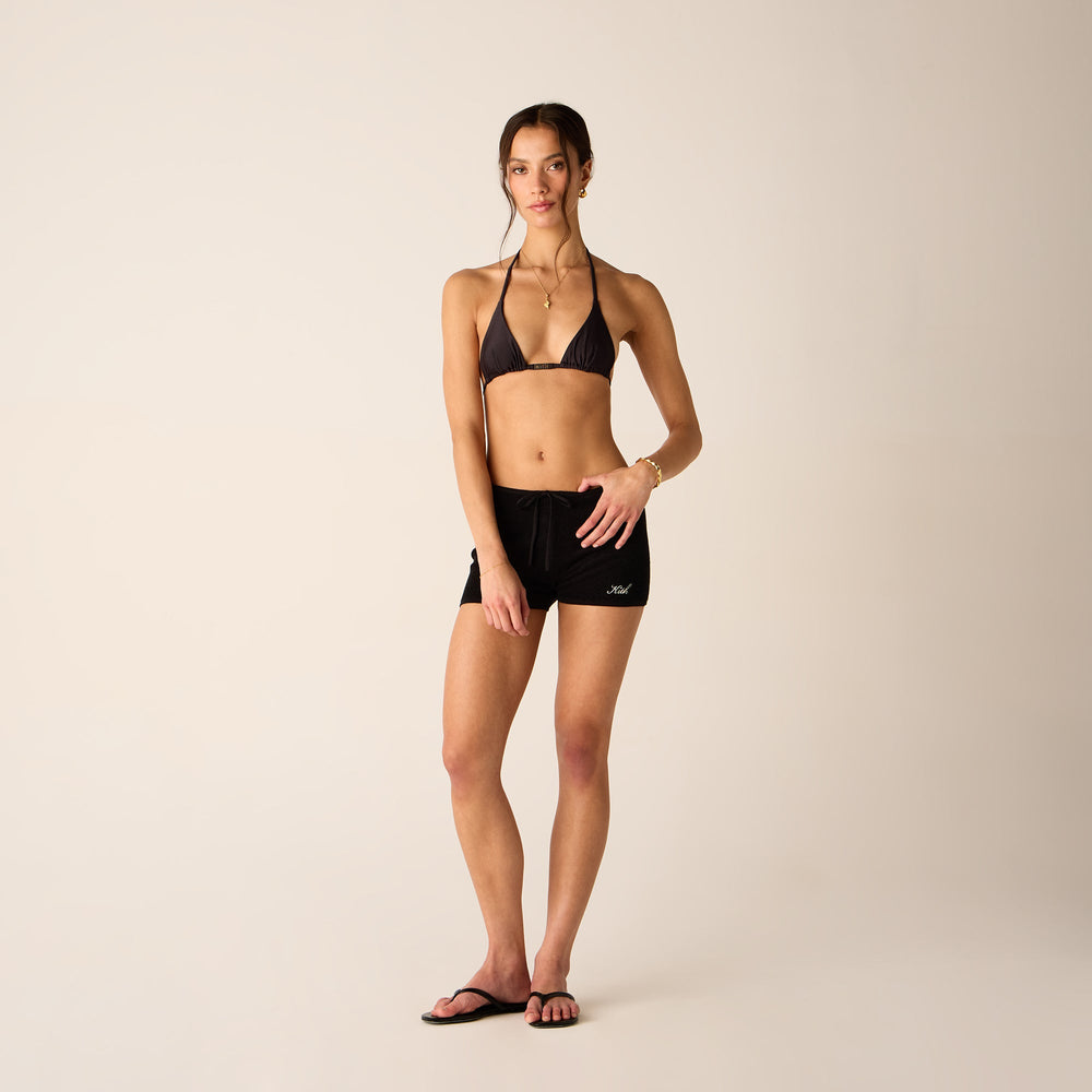 Kith Women Avyn Micro Sweater Short - Black | Kith Black
