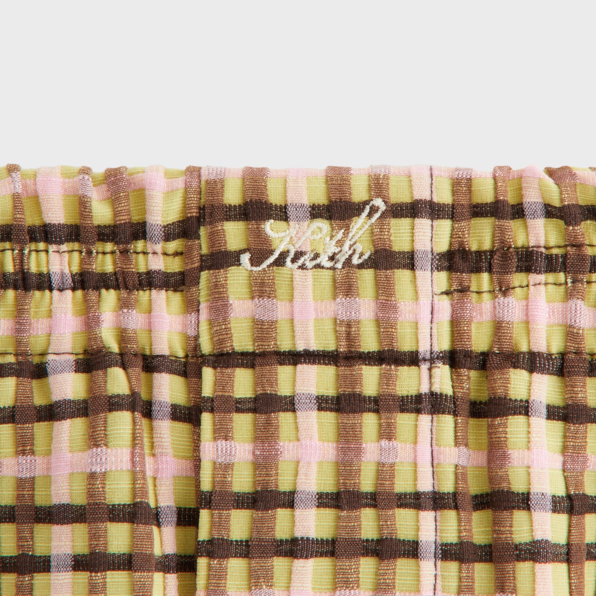 Kith Women Ida II Bubble Check Boxer Short - Protea | Kith Protea