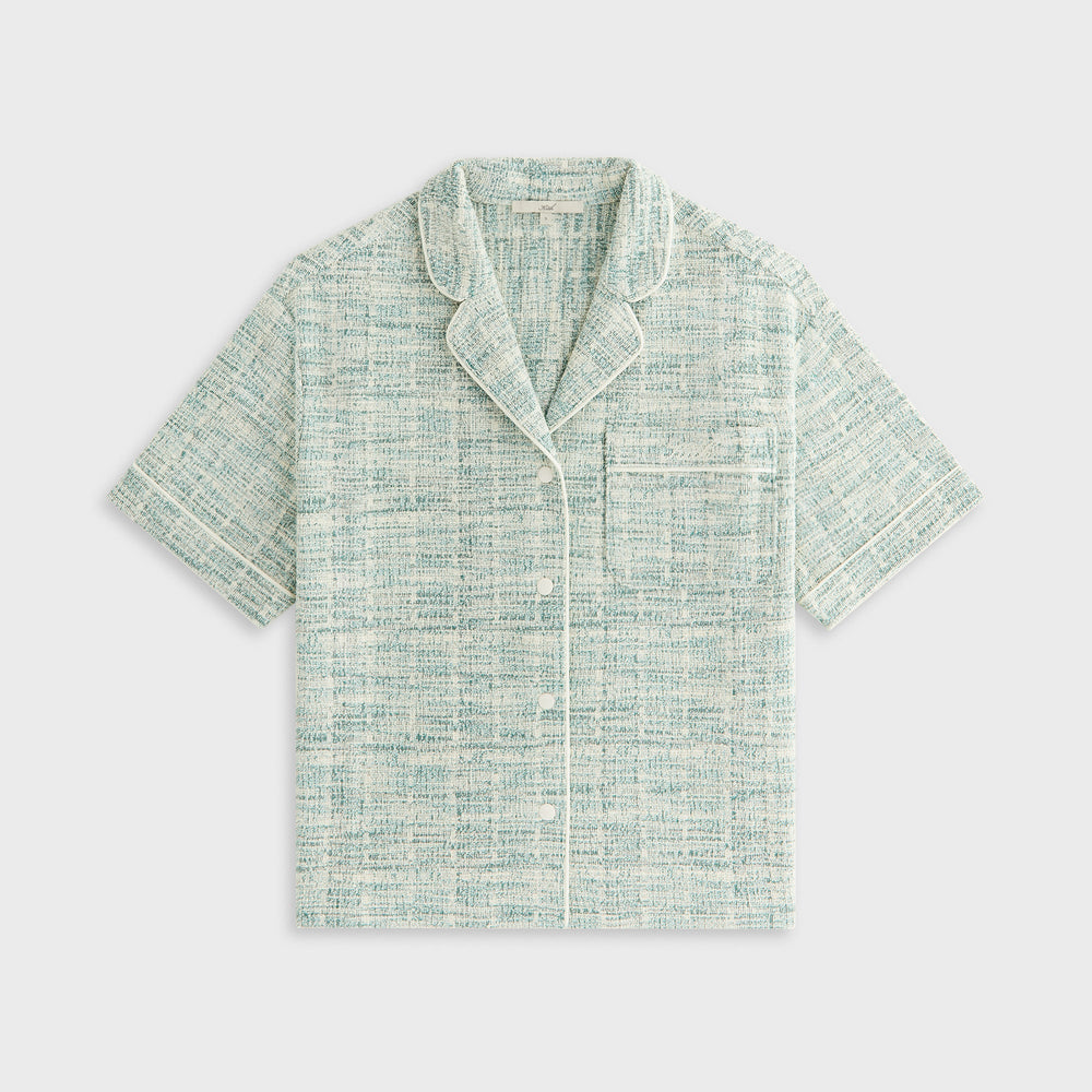 Kith Women Tweed Camp Shirt - Mykonos | Kith Mykonos
