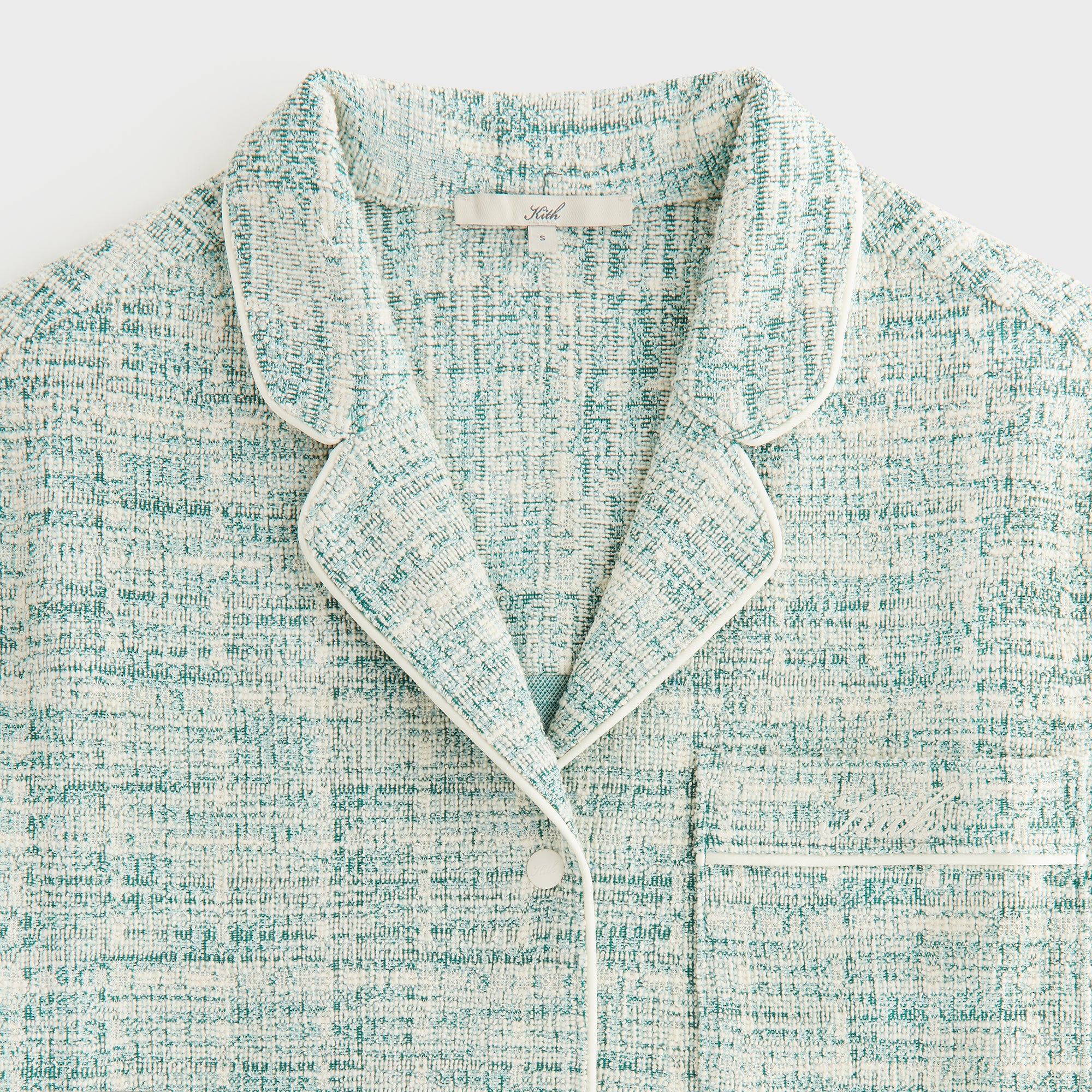 Kith Women Tweed Camp Shirt - Mykonos | Kith Mykonos