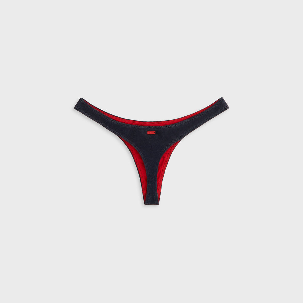 Kith Women Teegan High Cut Thong Bottoms - Nocturnal | Kith Nocturnal