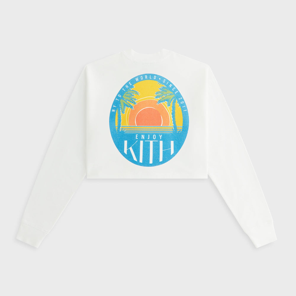 Kith Women Jasper Long Sleeve - White | Kith White