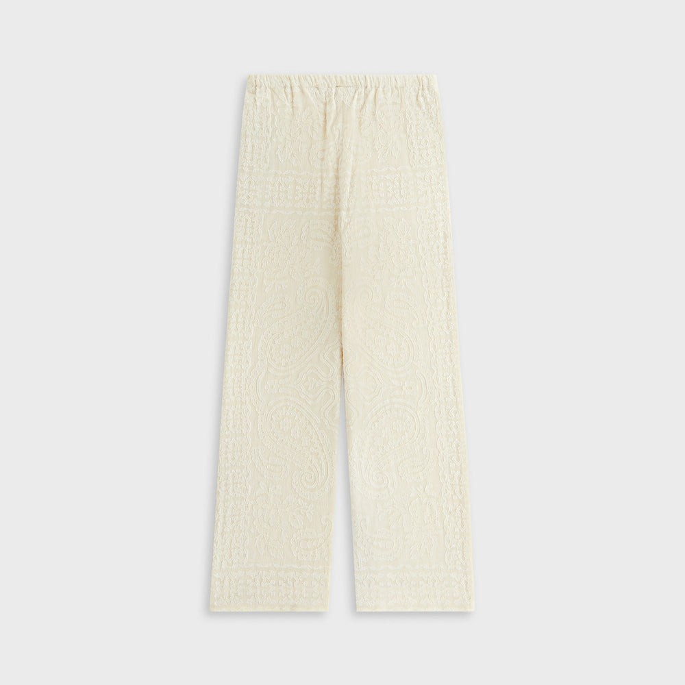 Kith Women Ida Paisley Gauze Pant - Waffle | Kith Waffle