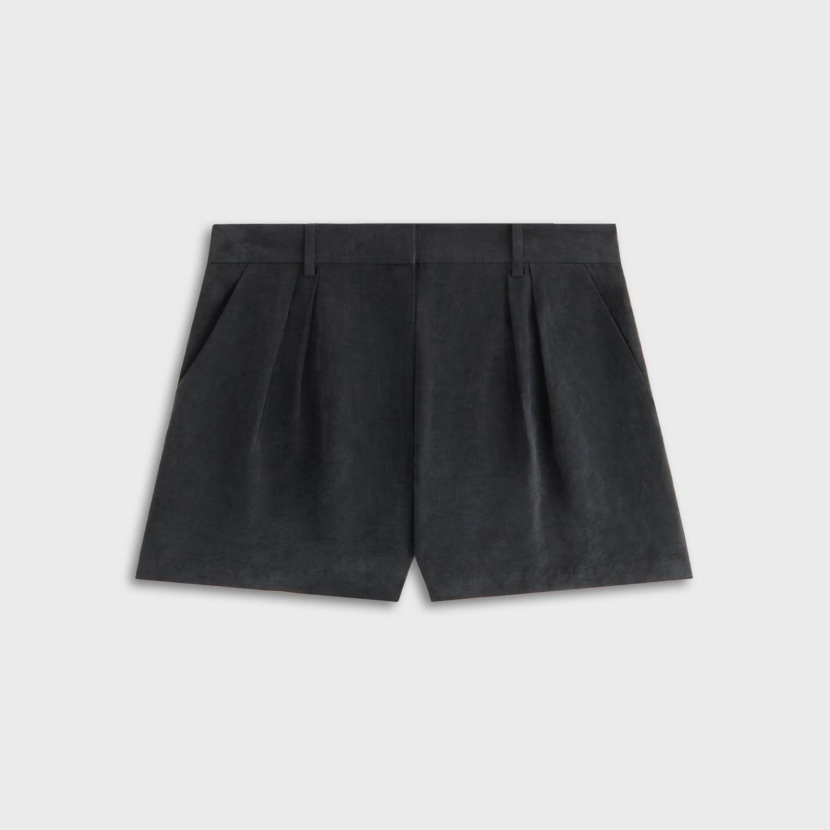 Kith Women Astrid Pleated Trouser Short - Black | Kith Black