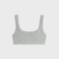 Kith Women Elle II U-Neck Towel Terry Bra - Medium Heather Grey | Kith Medium Heather Grey