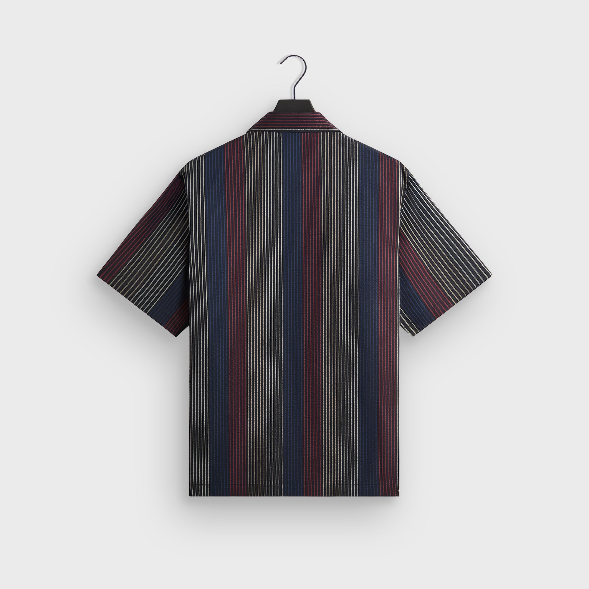Kith Seersucker Boxy Collared Overshirt - Nocturnal | Kith Nocturnal