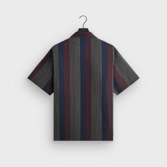 Kith Seersucker Boxy Collared Overshirt - Nocturnal | Kith Nocturnal