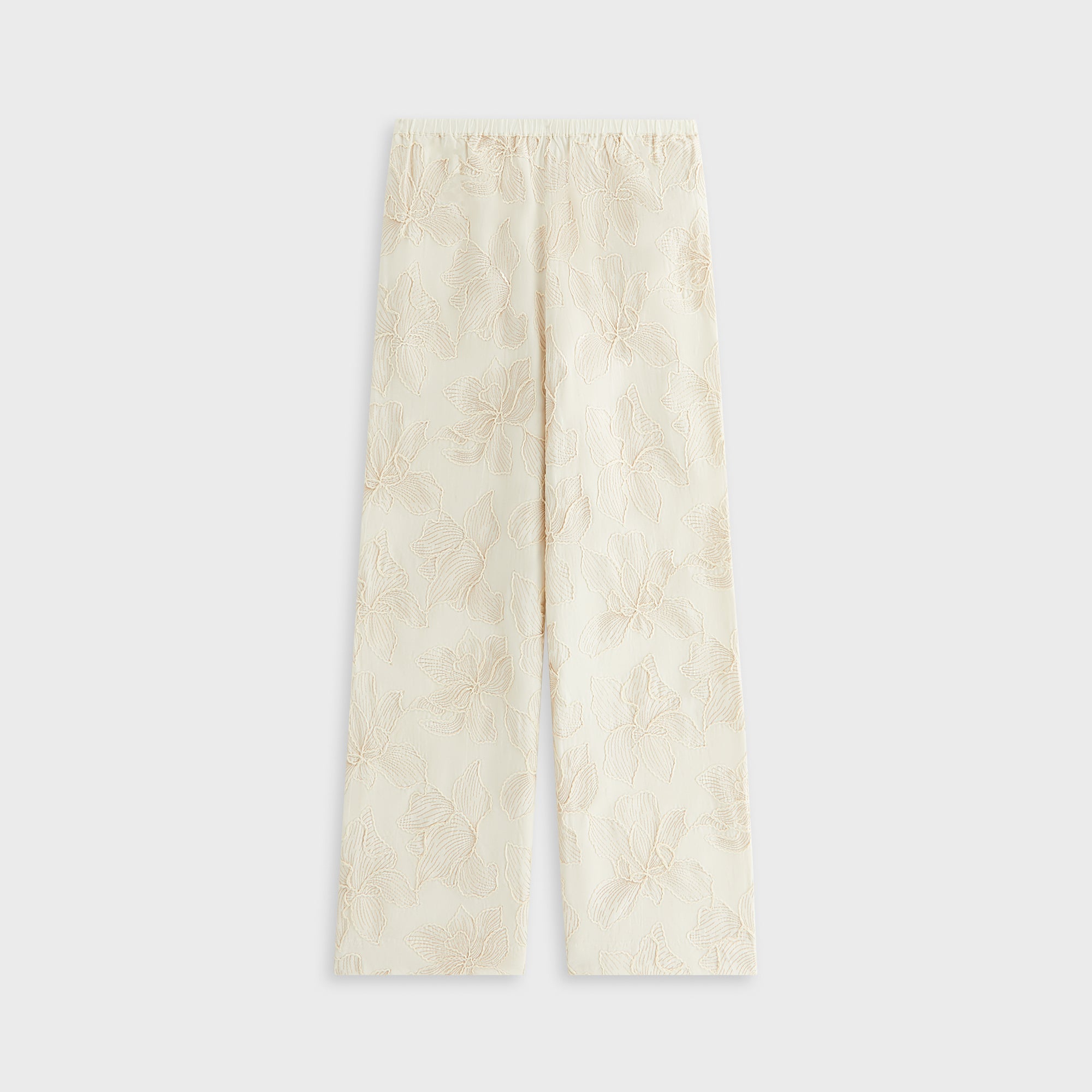 Kith Women Ida II Floral Embroidered Pant - Sandrift | Kith Sandrift