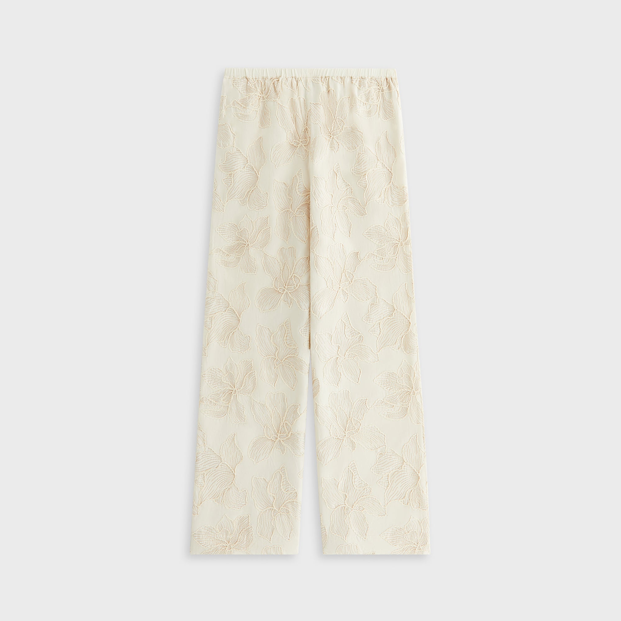 Kith Women Ida II Floral Embroidered Pant - Sandrift | Kith Sandrift