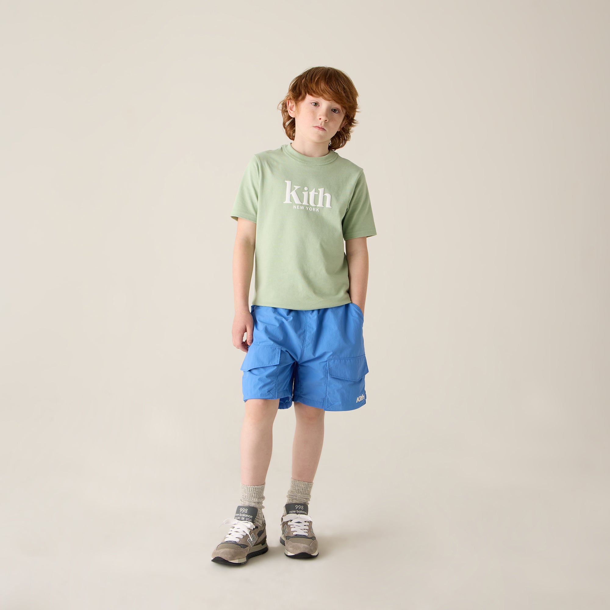 Kith Kids Boreum Short - Marina | Kith Marina