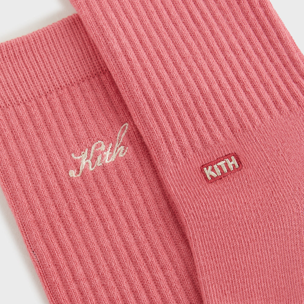 Kith Women Script Classic Crew Sock 3-Pack - Multi | Kith Multi