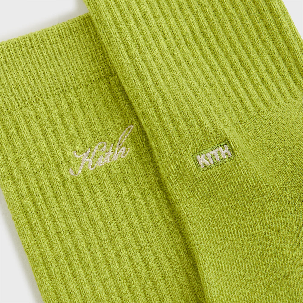 Kith Women Script Classic Crew Sock 3-Pack - Multi | Kith Multi