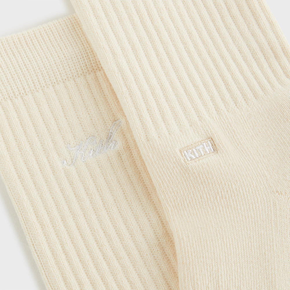 Kith Women Script Classic Crew Sock 3-Pack - Multi | Kith Multi