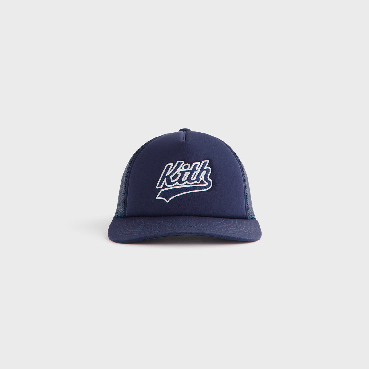 Kith Kids Varsity Logo Trucker Hat - Vista | Kith Vista