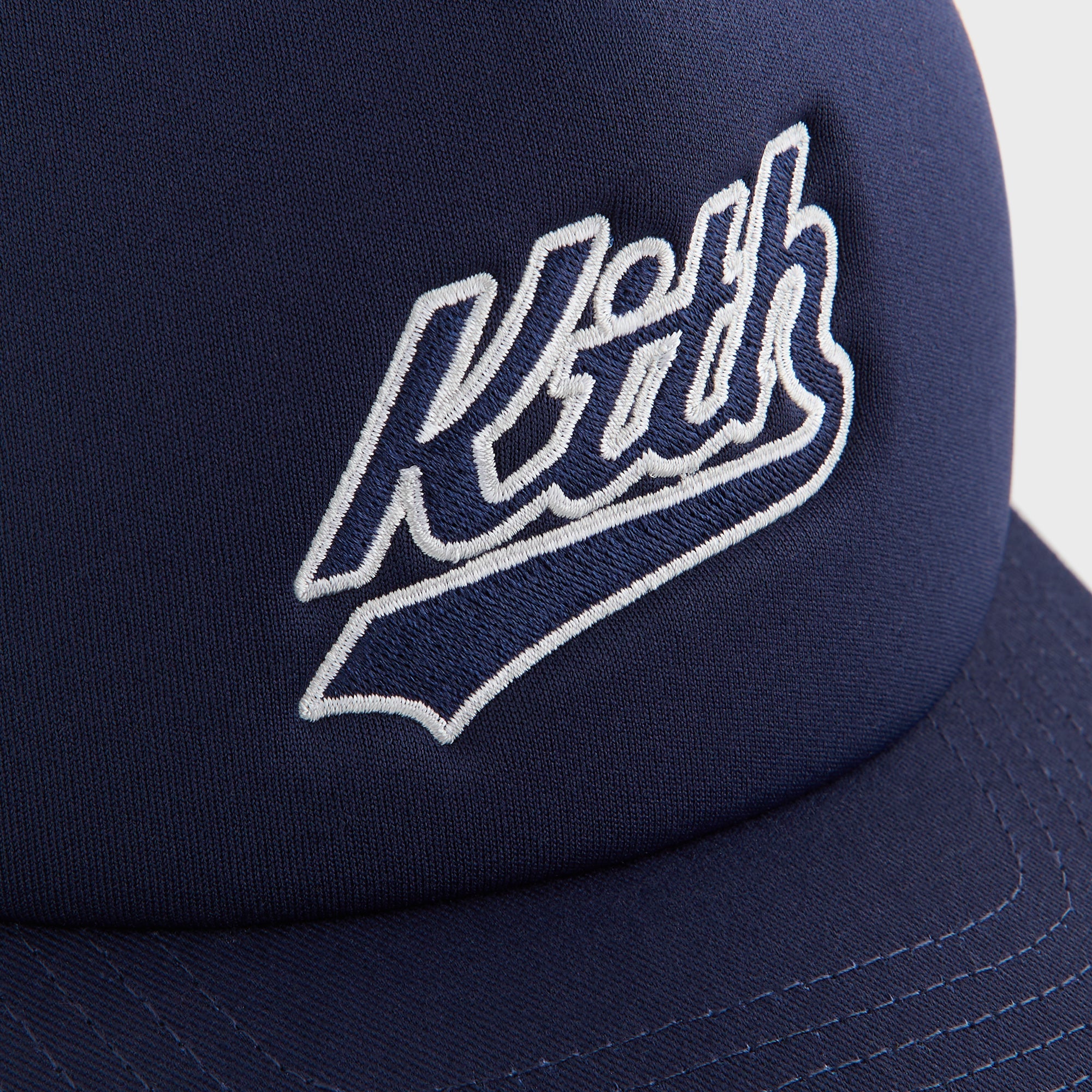 Kith Kids Varsity Logo Trucker Hat - Vista | Kith Vista