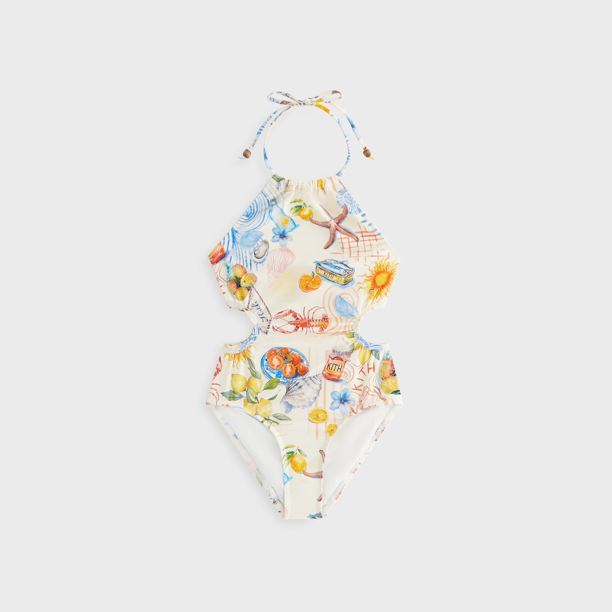 Kith Kids Summer Picnic Maya One-Piece Swim Suit - Sandrift | Kith Sandrift