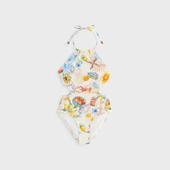 Kith Kids Summer Picnic Maya One-Piece Swim Suit - Sandrift | Kith Sandrift