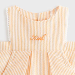 Kith Baby Seersucker Ainsley Dress - Calcite | Kith Calcite