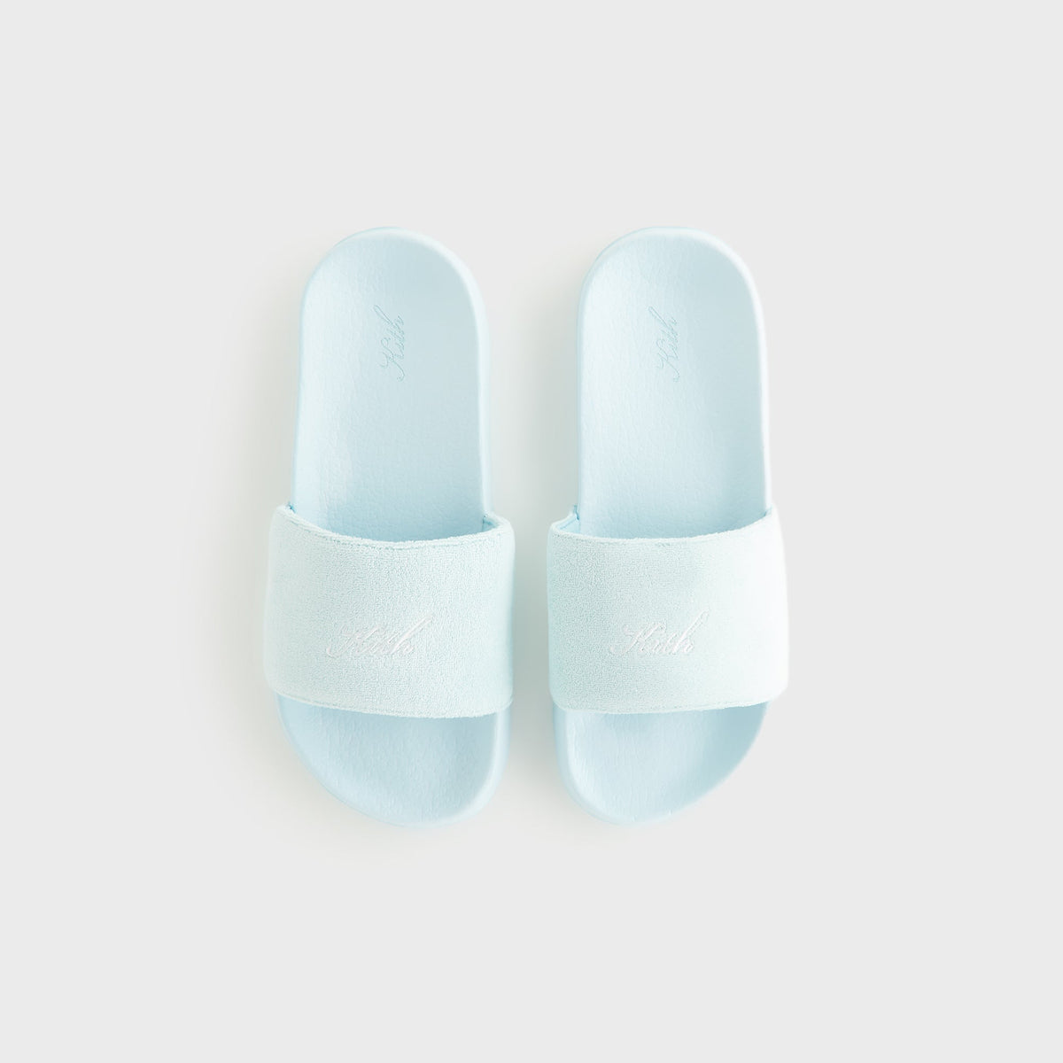 Kith Women Terry Slides - Helium | Kith Helium