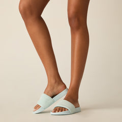 Kith Women Terry Slides - Helium | Kith Helium