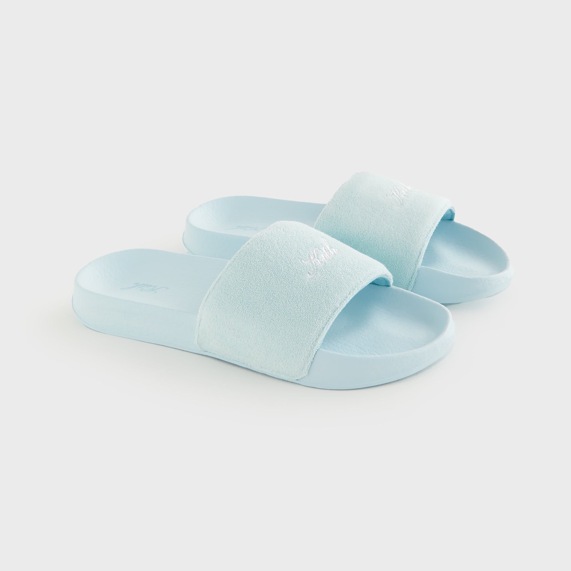 Kith Women Terry Slides - Helium | Kith Helium
