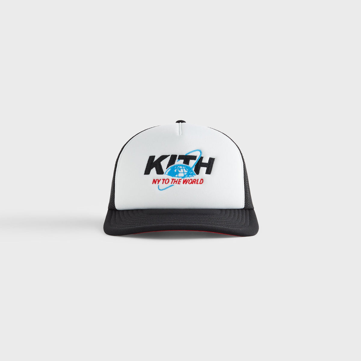 Kith Kids New York to the World Unisphere Trucker Hat - Black | Kith Black