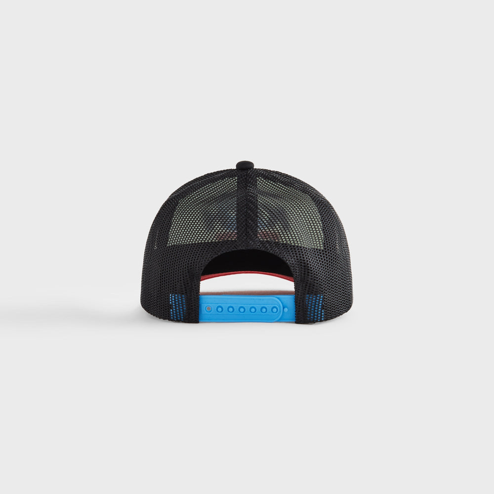 Kith Kids New York to the World Unisphere Trucker Hat - Black | Kith Black