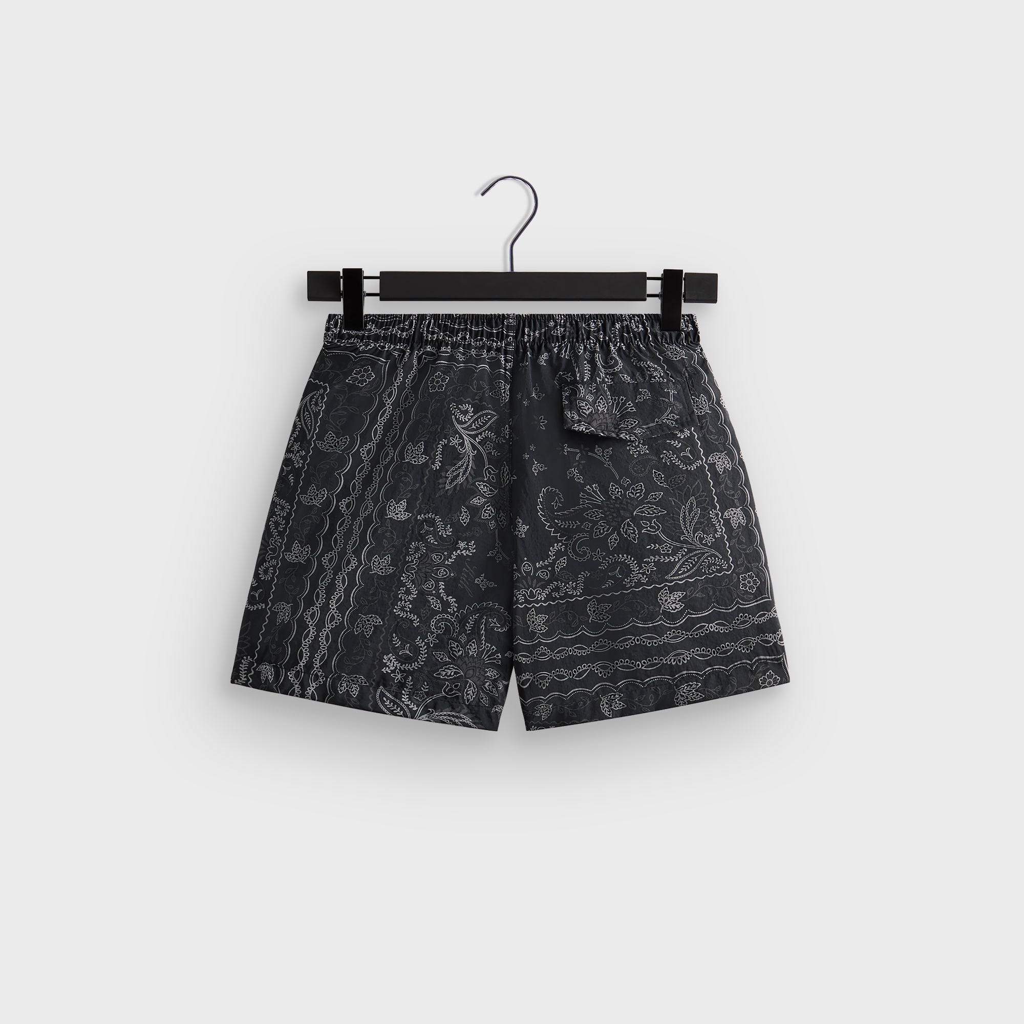Kith Panelled Bandana Ashton Swim Short - Black | Kith Black