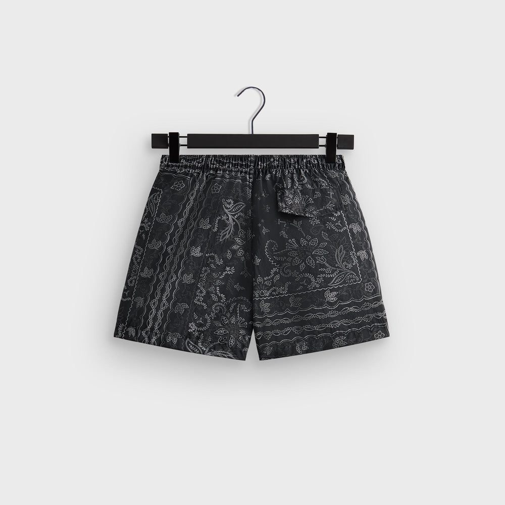 Kith Panelled Bandana Ashton Swim Short - Black | Kith Black