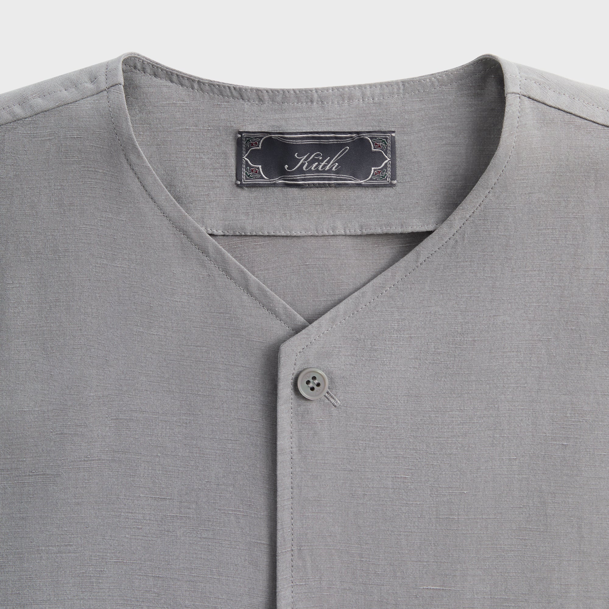 Kith Cupro Linen Caelen Shirt - Fin | Kith Fin
