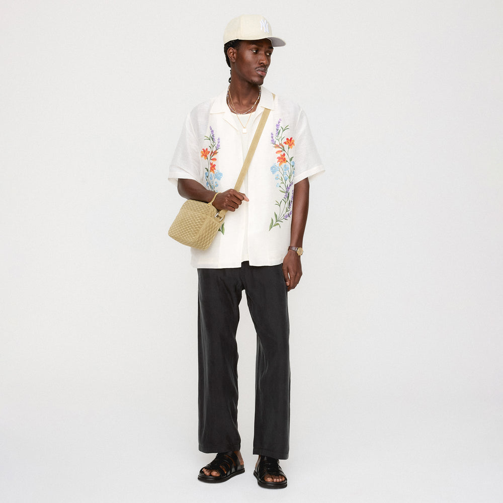 Kith Monogram Suede Camera Crossbody - Grit | Kith Grit