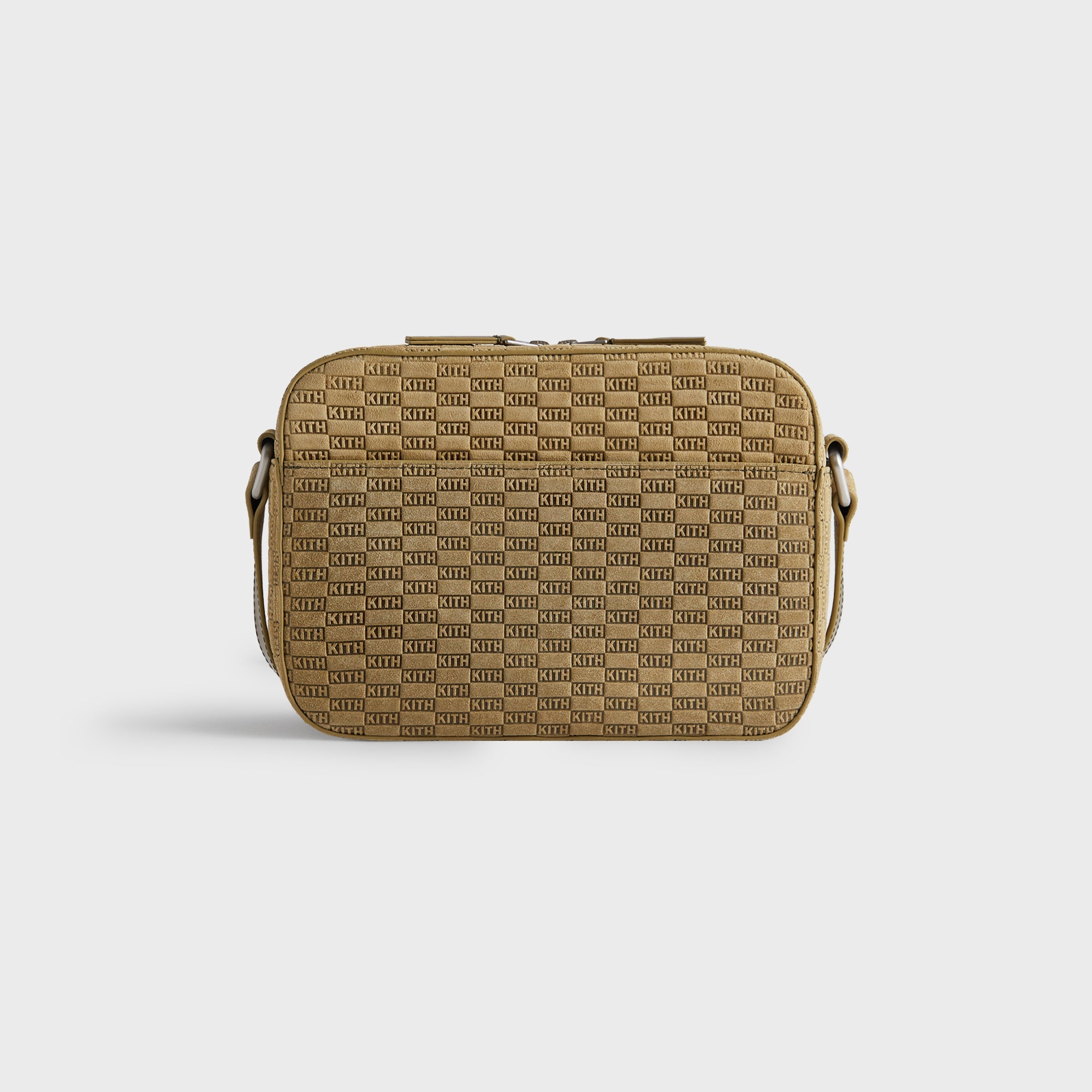 Kith Monogram Suede Camera Crossbody - Grit | Kith Grit