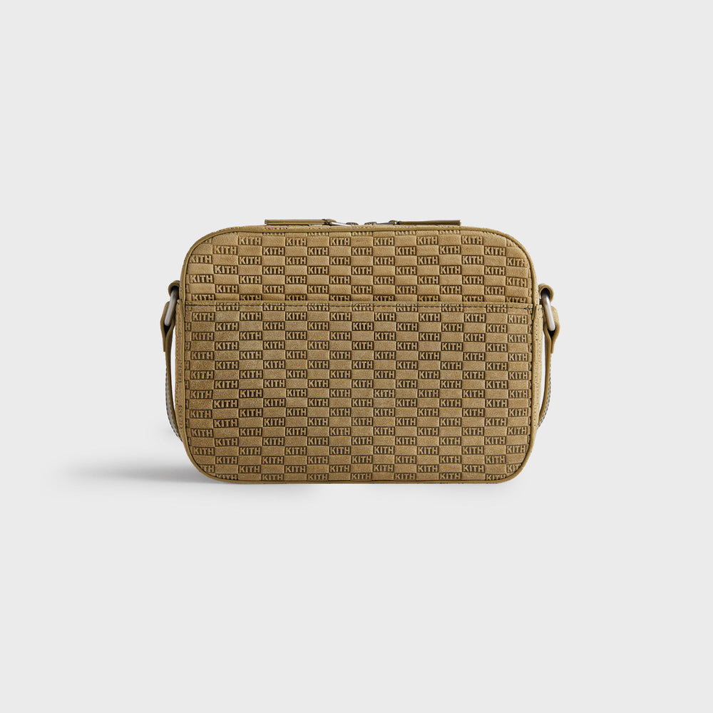 Kith Monogram Suede Camera Crossbody - Grit | Kith Grit